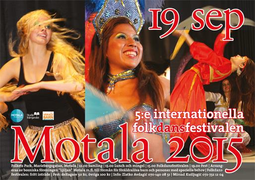 Den 5:e internationella folkdansfestivalen i Motala